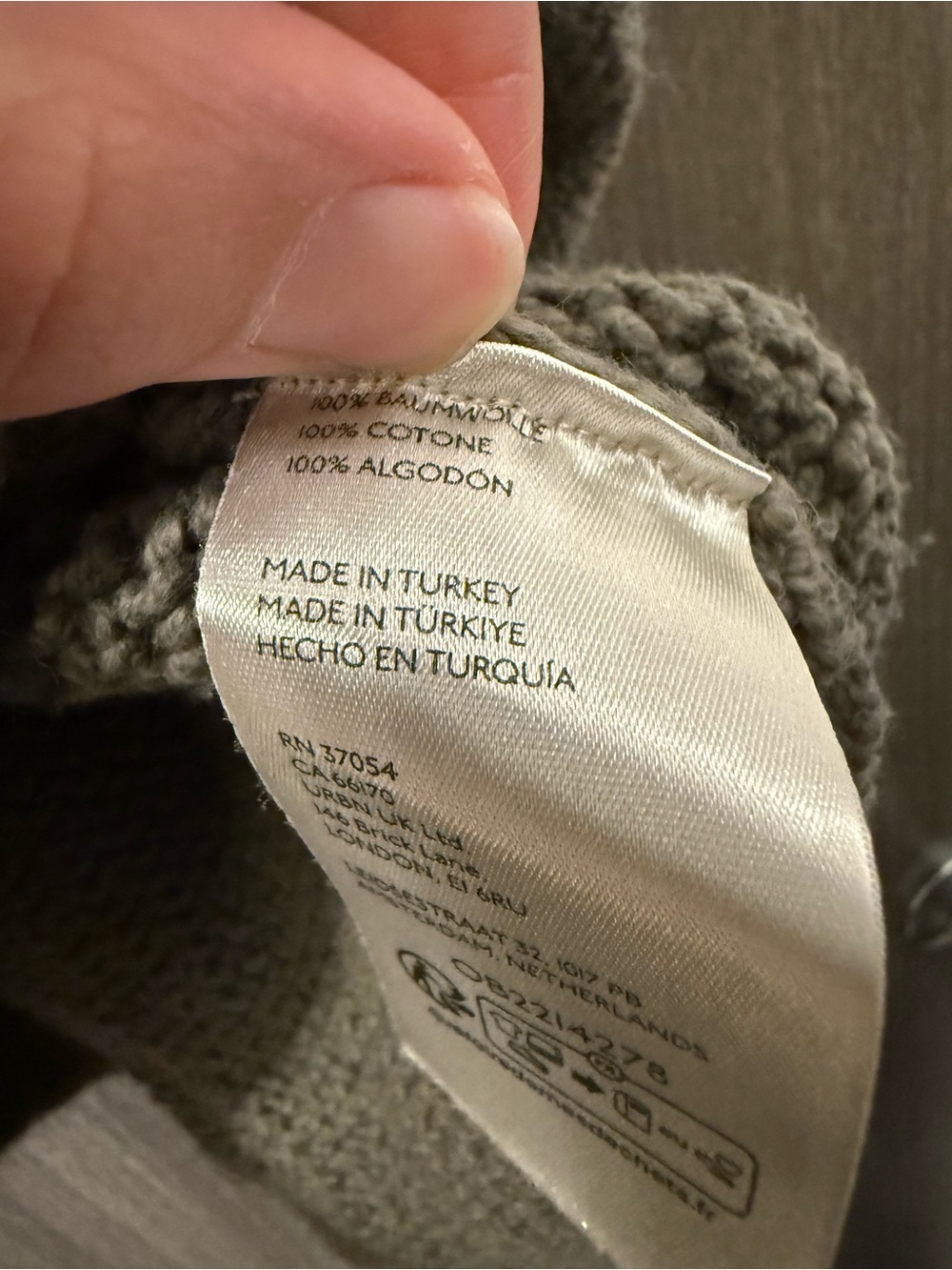 Pilcro Relaxed Crewneck Sweater in Taupe - Picture 7 of 11
